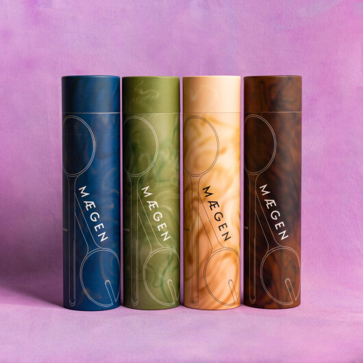 Maegen Salatbesteck Marmoroptik | peach coral