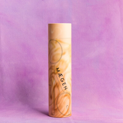 Maegen Salatbesteck Marmoroptik | peach coral