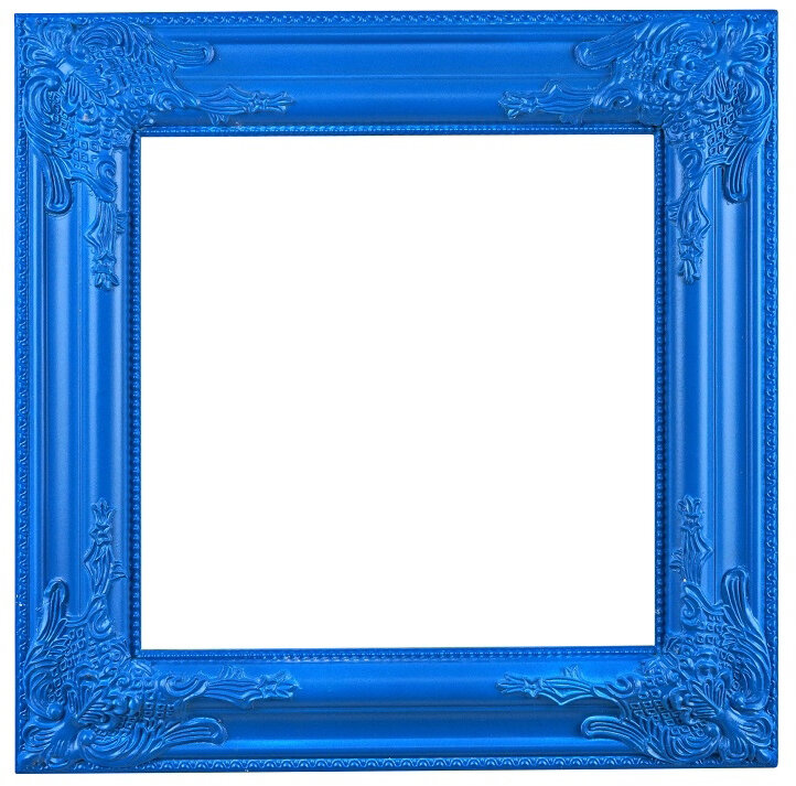 WV Barockrahmen 42x42cm | verschiedene Farben blau