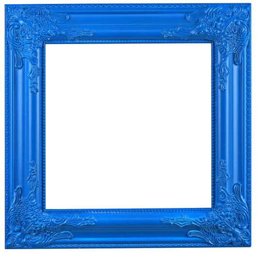 WV Barockrahmen 42x42cm | verschiedene Farben blau