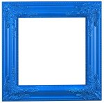 WV Barockrahmen 42x42cm | verschiedene Farben blau