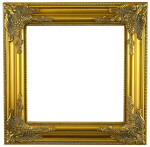 WV Barockrahmen 42x42cm | verschiedene Farben gold