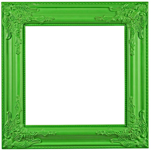 WV Barockrahmen 42x42cm | verschiedene Farben grün
