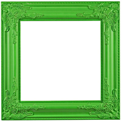 WV Barockrahmen 42x42cm | verschiedene Farben grün