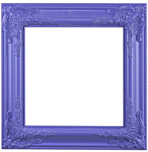 WV Barockrahmen 42x42cm | verschiedene Farben lila