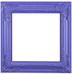 WV Barockrahmen 42x42cm | verschiedene Farben lila