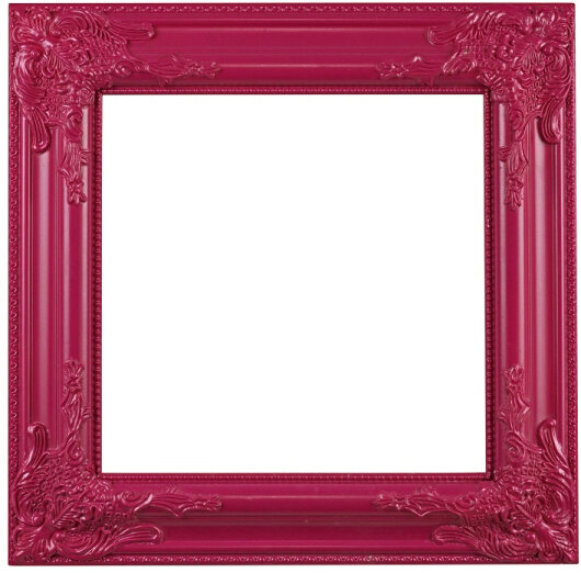WV Barockrahmen 42x42cm | verschiedene Farben magenta