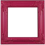 WV Barockrahmen 42x42cm | verschiedene Farben magenta