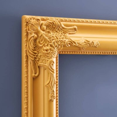 WV Barockrahmen 42x42cm | verschiedene Farben orange