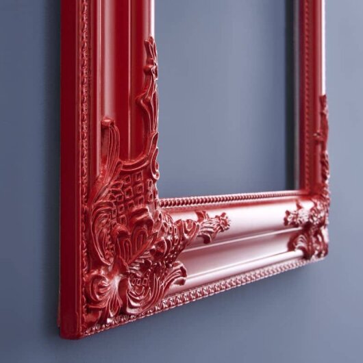 WV Barockrahmen 42x42cm | verschiedene Farben rot