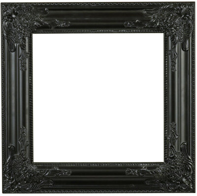 WV Barockrahmen 42x42cm | verschiedene Farben schwarz