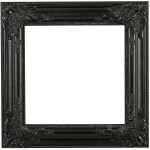 WV Barockrahmen 42x42cm | verschiedene Farben schwarz