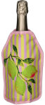 GIFTY Kühlmanschette Weinkühler, Zitrone | rosa...