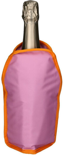 GIFTY Kühlmanschette Weinkühler, Smiley | rosa