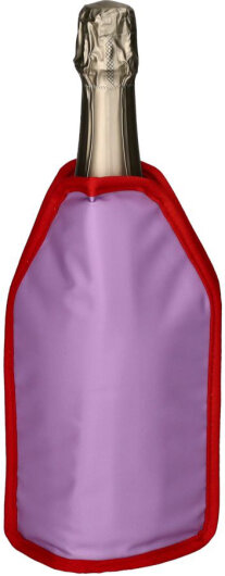 GIFTY Kühlmanschette Weinkühler, Cheers, rote Lippen | lila