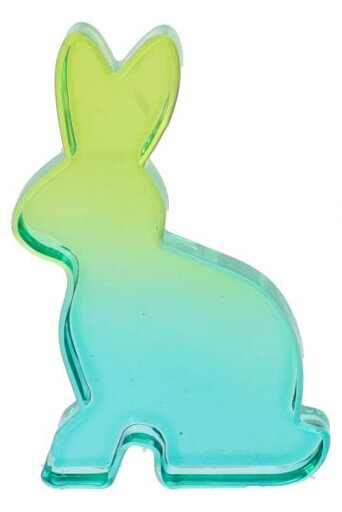 GIFTY Hase "Bunny" aus Glas | tükis mit Verlauf ca. 6,5x10x2cm