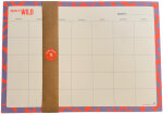 Wild Star Monatsplaner | Giraffendesign lila orange