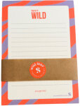 Wild Star Notizblock | Tigerdesign lila orange