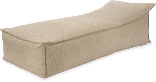 H.O.C.K. Darleen Outdoor Daybed ca. 200x90x40cm (Rückenhöhe ca. 65cm) SAZU Beige-Taupe