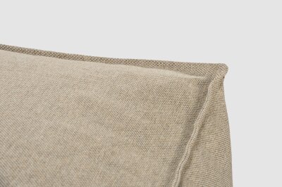 H.O.C.K. Darleen Outdoor Daybed ca. 200x90x40cm (Rückenhöhe ca. 65cm) SAZU Beige-Taupe