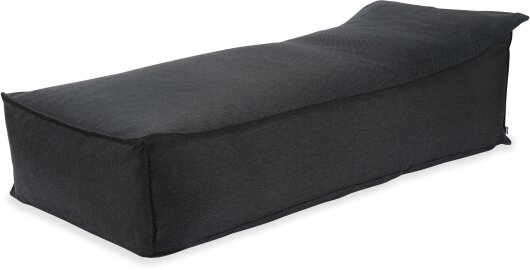 H.O.C.K. Darleen Outdoor Daybed ca. 200x90x40cm (Rückenhöhe ca. 65cm) SAZU Anthrazit-Schwarz