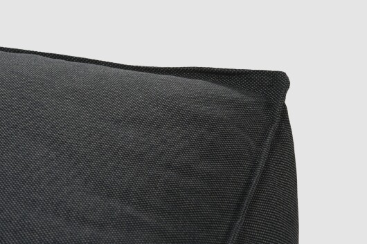 H.O.C.K. Darleen Outdoor Daybed ca. 200x90x40cm (Rückenhöhe ca. 65cm) SAZU Anthrazit-Schwarz