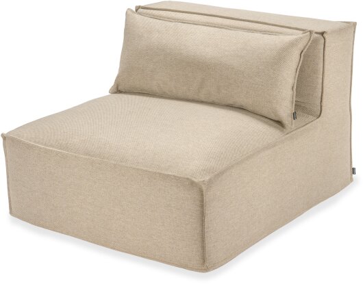 H.O.C.K. Zola Outdoor Lounge Sessel ca. 105x95x35cm (Rückenhöhe ca. 70 cm) SAZU Beige-Taupe