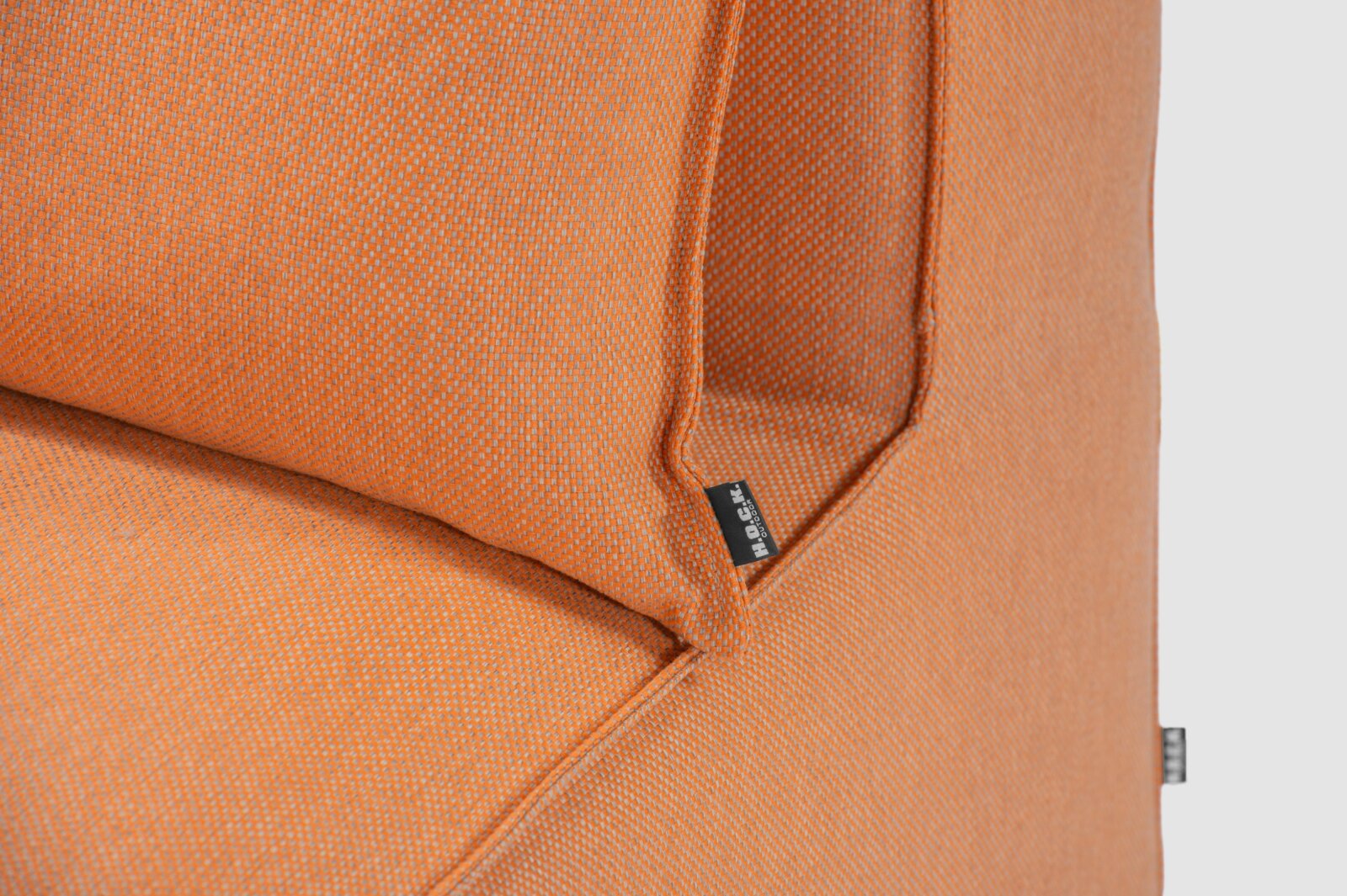 H.O.C.K. Zola Outdoor Hocker Fussteil ca. 95x85x35cm SAZU Orange