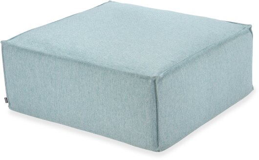 H.O.C.K. Zola Outdoor Hocker Fussteil ca. 95x85x35cm SAZU Aqua-Türkis