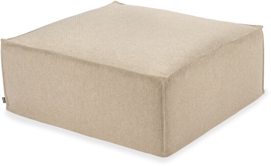 H.O.C.K. Zola Outdoor Hocker Fussteil ca. 95x85x35cm SAZU Beige-Taupe