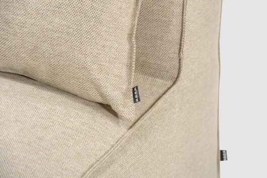 H.O.C.K. Zola Outdoor Hocker Fussteil ca. 95x85x35cm SAZU Beige-Taupe