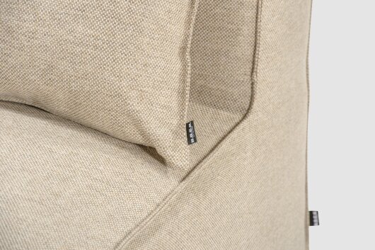 H.O.C.K. Zola Outdoor Hocker Fussteil ca. 95x85x35cm SAZU Beige-Taupe