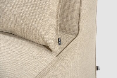 H.O.C.K. Zola Outdoor Hocker Fussteil ca. 95x85x35cm SAZU Beige-Taupe