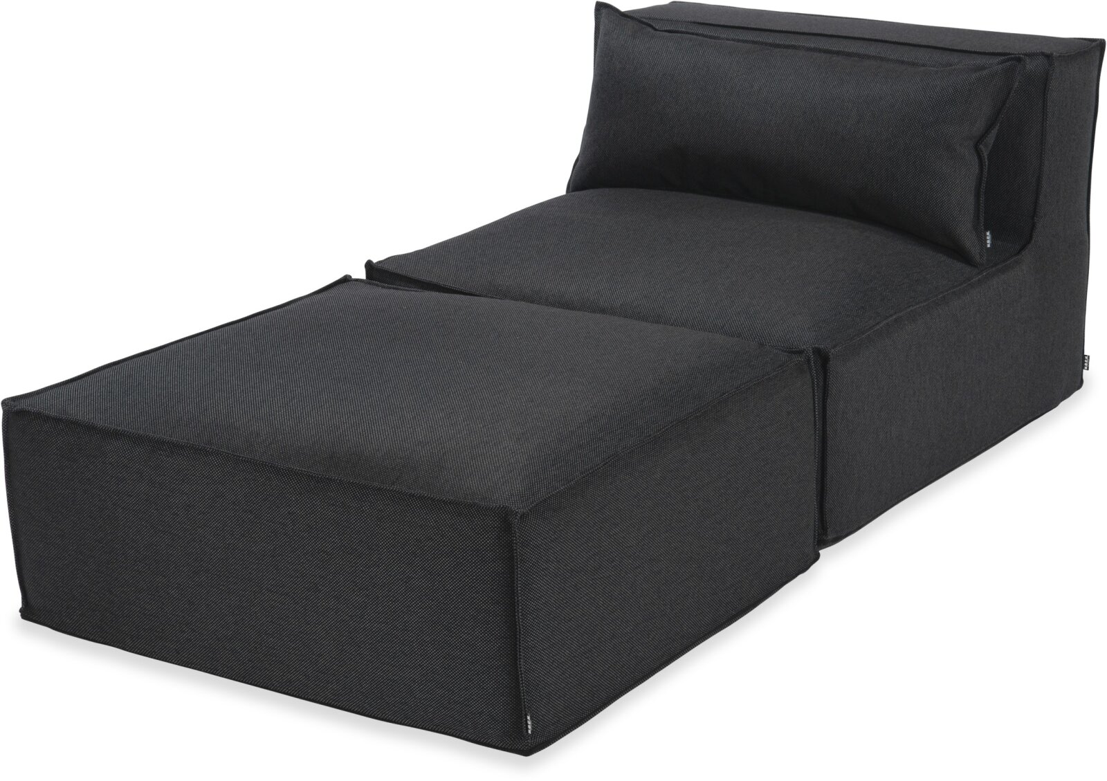 H.O.C.K. Zola Outdoor Hocker Fussteil ca. 95x85x35cm SAZU Anthrazit-Schwarz