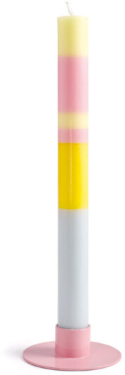 NTG Kerze Osterkerze "Ein Frühlingsgruß" blau, gelb, rosa