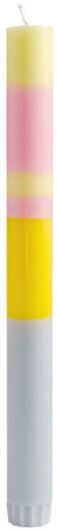 NTG Kerze Osterkerze "Ein Frühlingsgruß" blau, gelb, rosa