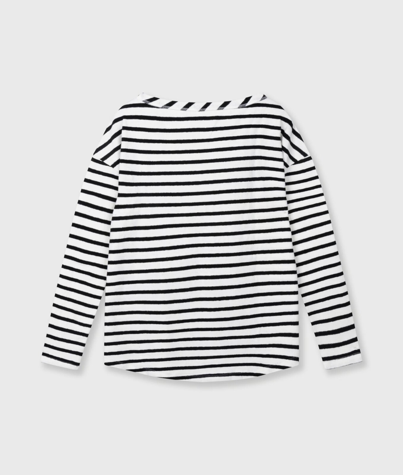 N.Y.A. | 10Days Longsleeve Langarm mit Streifen weiß schwarz L