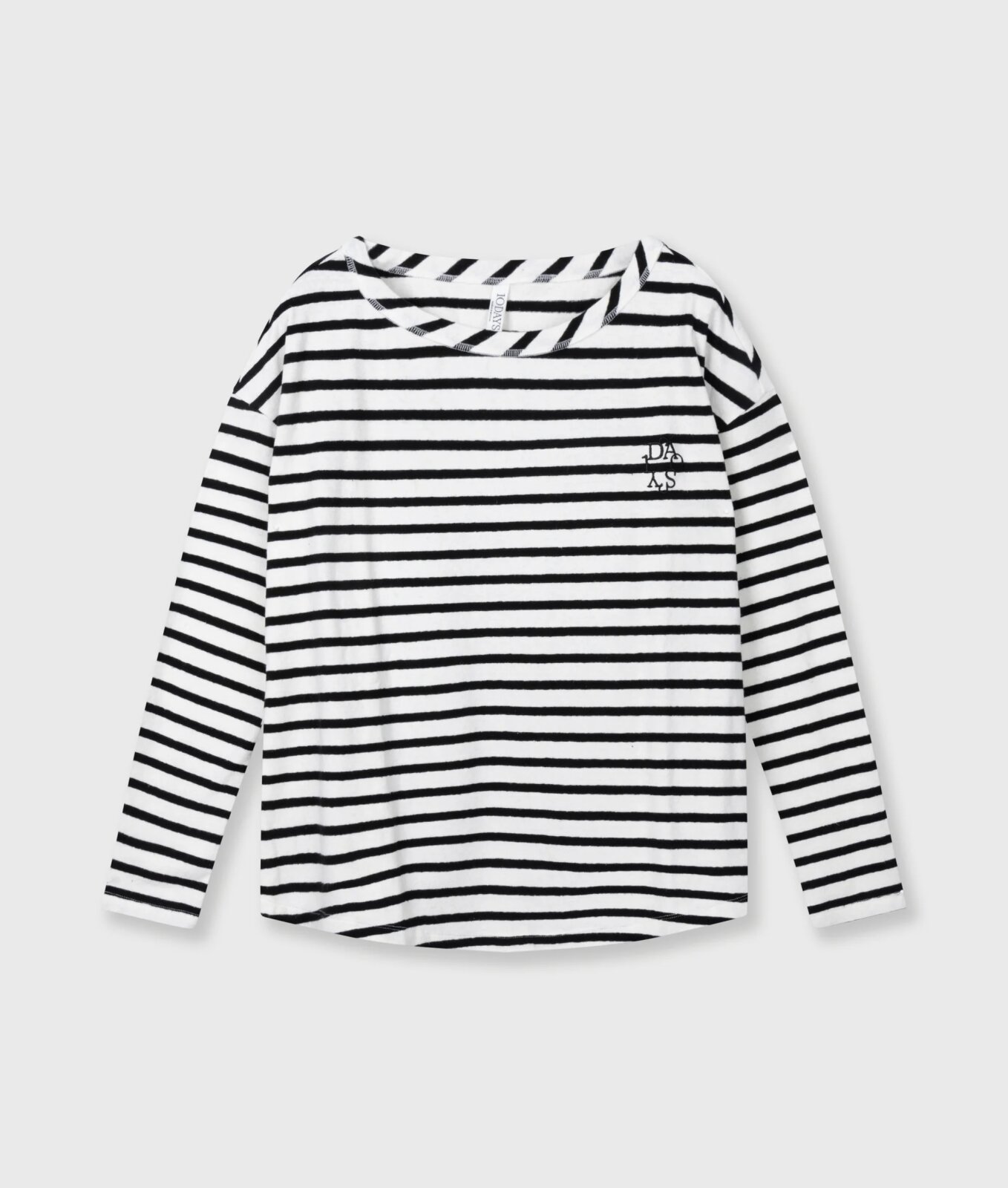 N.Y.A. | 10Days Longsleeve Langarm mit Streifen weiß schwarz XL