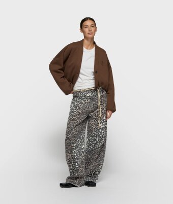 N.Y.A. | 10Days Western Hose Leoparden-Muster XS