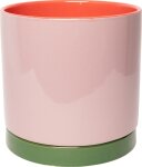 EJA Blumentopf groß rosa grün orange...