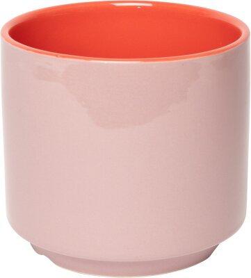 EJA Blumentopf klein rosa grün orange 12xø12cm