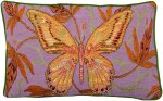 EJA Dekokissen Wendekissen Schmetterling lila mit Keder...