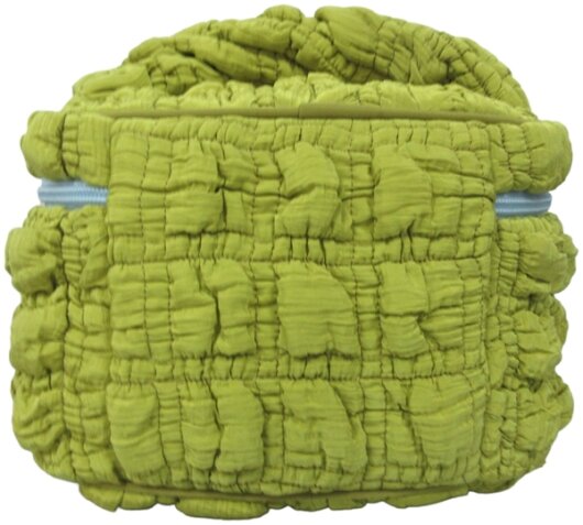 EJA Kosemtiktasche lime gelb gesteppt ca. 21x14x14cm