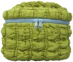 EJA Kosemtiktasche mit Griff lime gelb gesteppt...