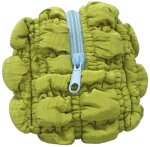 EJA Kosemtiktasche lime gelb gesteppt ca. 18x9x10cm