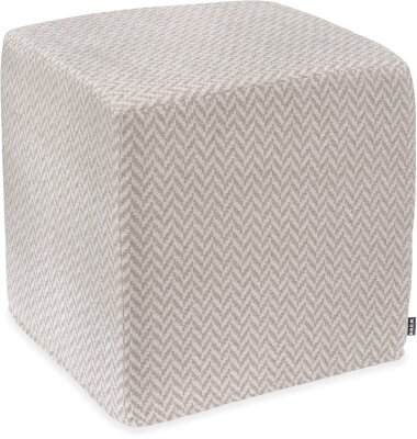 H.O.C.K. Zircono Hocker Cube eckig 45x45x45cm natur -...