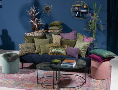 H.O.C.K. Zircono Hocker Cube eckig 45x45x45cm grün...