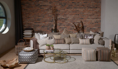 H.O.C.K. Zircono Hocker Cube eckig 45x45x45cm grau Zickzack