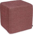 H.O.C.K. Zircono Hocker Cube eckig 45x45x45cm bordeaux...