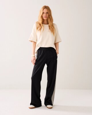 N.Y.A. | Summum Hose Trackpants weites Bein schwarz S